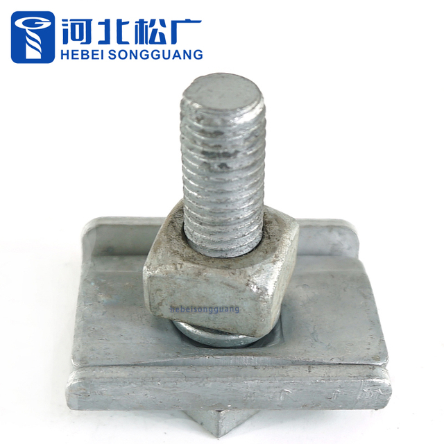 Factory Direct Sales Customed/Custom Hot DIP Galvanized Carbon Steel Cable Clamp Guy Clamp