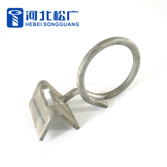 High Quality Galvanized Fiber Optic ADSS FTTH Pole Cable Hook C Type Bracket