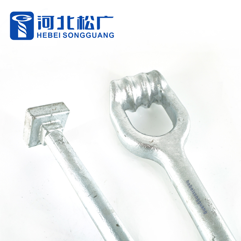 Hot DIP Galvanized Eye Bolt with Thimble Anchor Rod