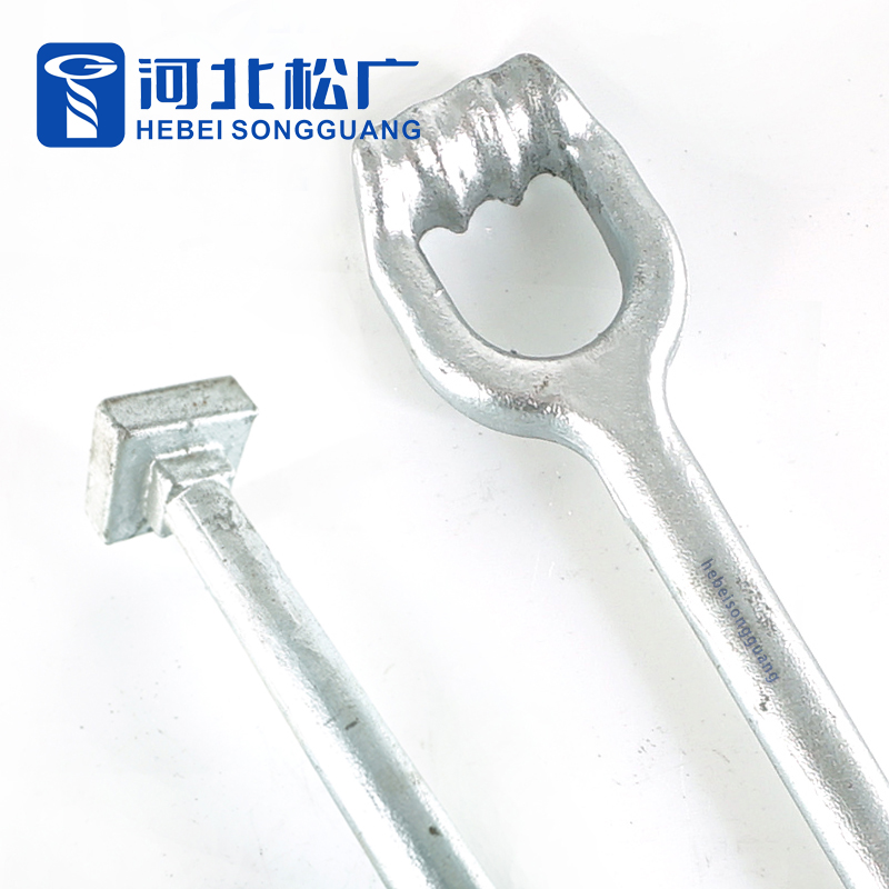 Hot DIP Galvanized Eye Bolt with Thimble Anchor Rod