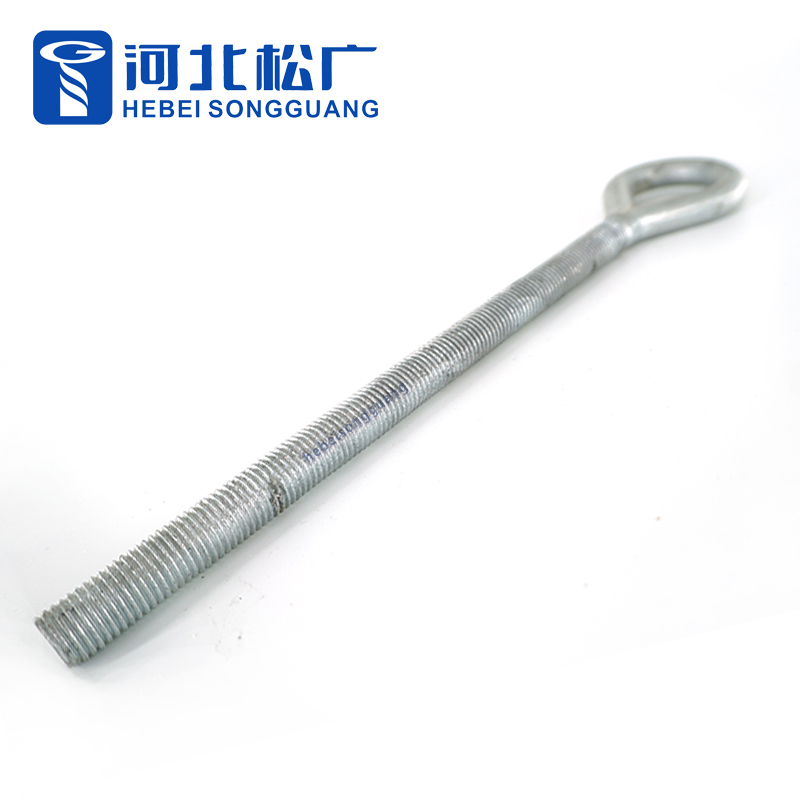 Hot DIP Galvanized Oval Eye Bolt Tiger Stay Rod Anchor Rod Anchor Expanding Rock