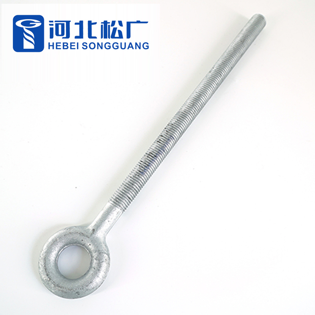 Galvanized No Shoulder Eyebolt Forged Eye Bolts