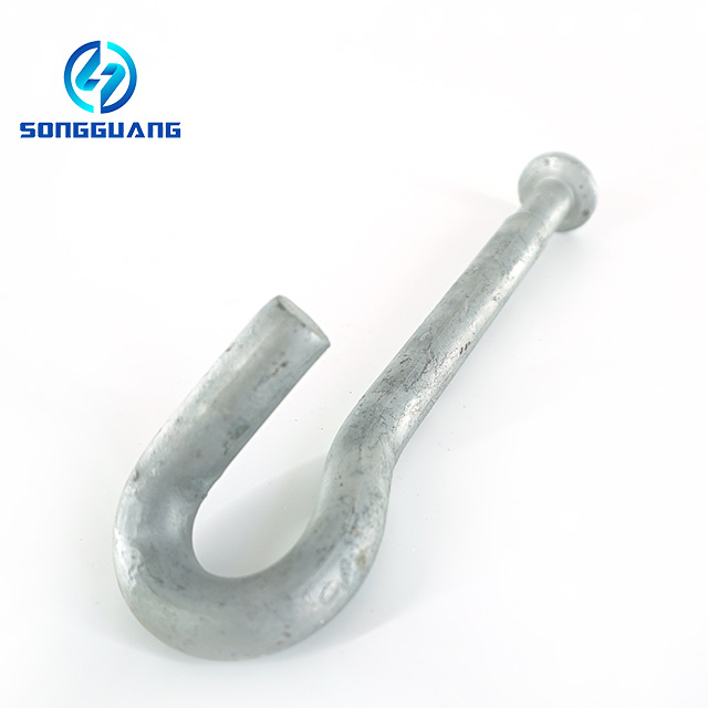 Hot DIP Galvanized Pigtail Bolt for Pole Line Fittings