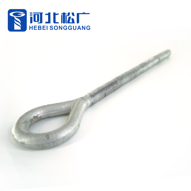 Hot DIP Galvanized Oval Eye Bolt Tiger Stay Rod Anchor Rod Anchor Expanding Rock
