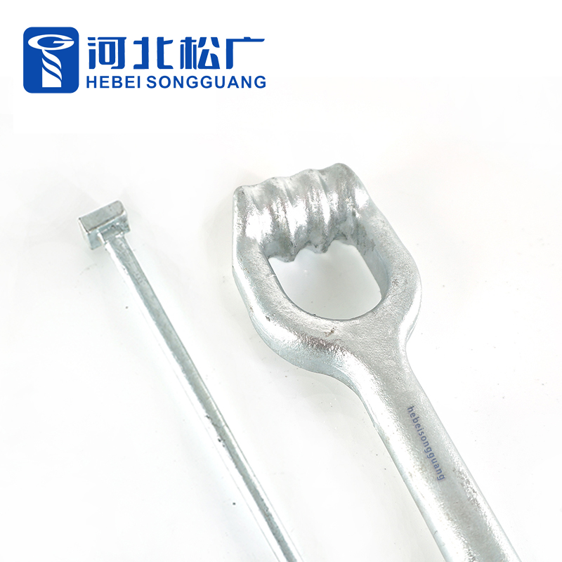 Hot DIP Galvanized Eye Bolt with Thimble Anchor Rod